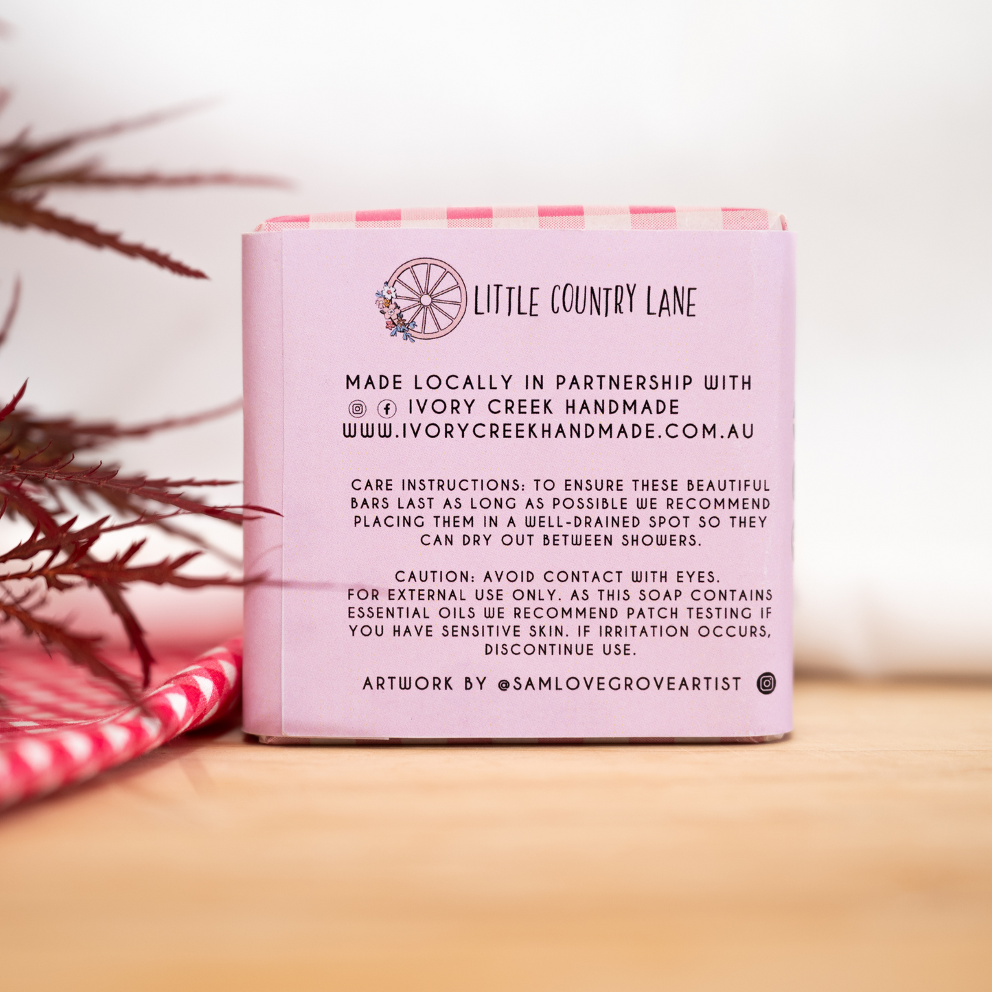 ROSE GERANIUM ESSENTIAL OIL SOAP