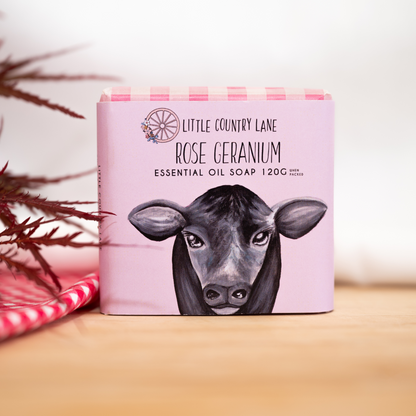 ROSE GERANIUM ESSENTIAL OIL SOAP