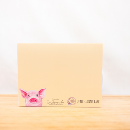 PIG - GREETING CARD