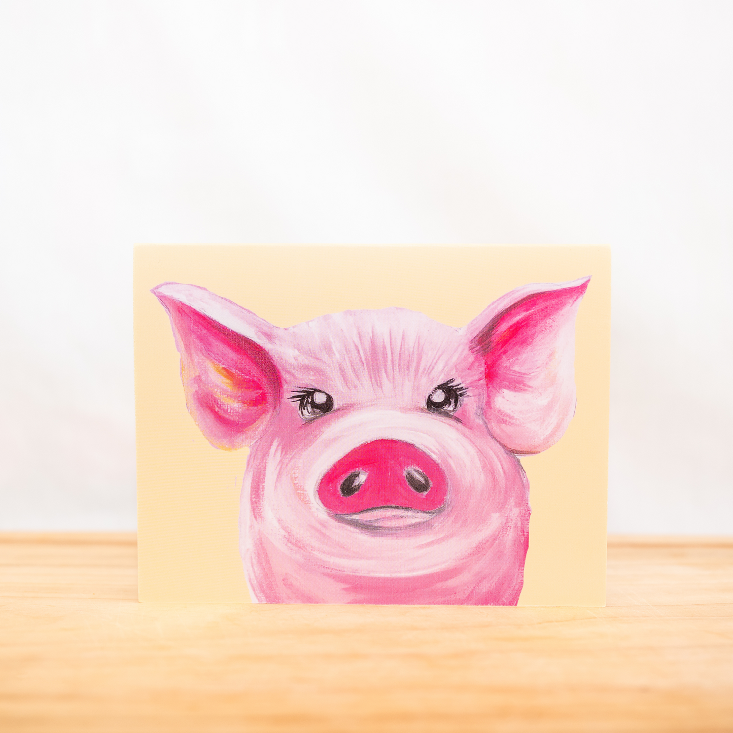 PIG - GREETING CARD